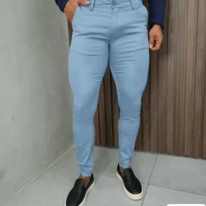 Calça alfaiataria skini com elastano