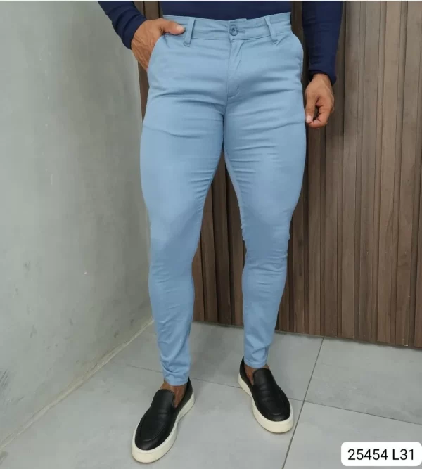 Calça alfaiataria skini com elastano